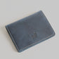 Men’s Genuine Cowhide Leather Card Holder Wallet – Mini Slim & Thin, No Zipper Closure