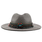 Jazz Cowboy Straw Outdoor Seaside Sun Hat