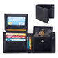 Men’s Short Trifold Wallet | Genuine Leather First Layer Cowhide