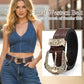 Women's Vintage Western Belt – Gold Floral Buckle