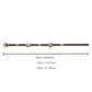 Women's Retro PU Leather Belt - Casual Western Style, Red/Black