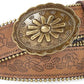 Women's Floral Embossed Western Belt – Vintage Buckle