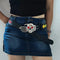 Gothic Lychee PU Leather Belt - Bold Statement Style