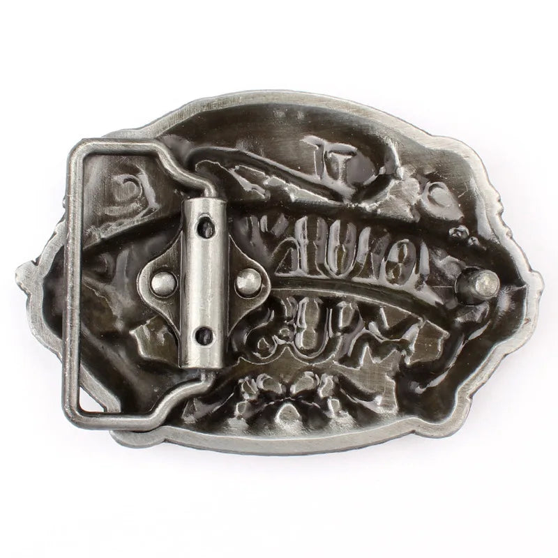 Men's Vintage Zinc Alloy Western Country Music Belt Buckle