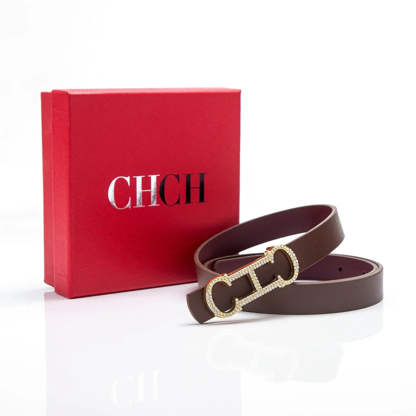 Women's Designer Split Western Leather Belt - Fashion Alloy Buckle for Jeans & Dresses