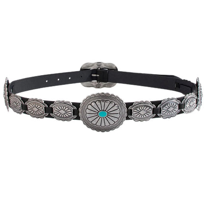 Women's Bohemian Western Carved Wide Belt - Retro PU Leather Fashion