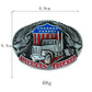 Men's American Trucker Eagle Western Zinc Alloy Belt Buckle