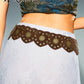 Adjustable Women's Western Leather Heart Cutout Belt – Boho, Gothic & Punk Style