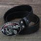 Unisex Metal Wolf Belt Buckle - Western Biker Style for Men & Women