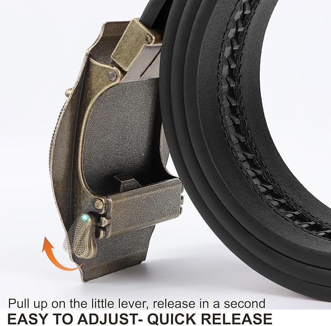 Men's Western Ratchet Belt – Automatic Cowboy Buckle