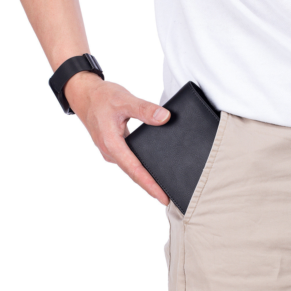 Men’s Short Trifold Wallet | Genuine Leather First Layer Cowhide