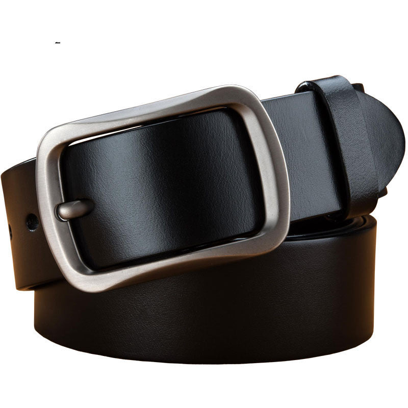 Men’s Plus Size Casual Cowhide Leather Belt