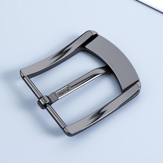 3-Pack Metal Prong Buckle Set - Silver, Black & Bronze