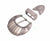 3-Pc Set Antique Silver 30mm Western Flower Belt Buckle for Men DIY Leathercraft