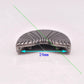 3-Pc Set Antique Silver 30mm Western Flower Belt Buckle for Men DIY Leathercraft