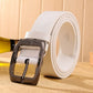 Men’s Luxury Cowhide Leather Belt – Pin Buckle