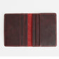 Men’s Genuine Cowhide Leather Card Holder Wallet – Mini Slim & Thin, No Zipper Closure