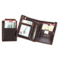 Vintage Men’s Genuine Leather Bifold Wallet – Cowhide, Coin Purse, Card Holder, Soft Texture