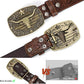 Western Cowboy Belt for Men – Bull Head Buckle
