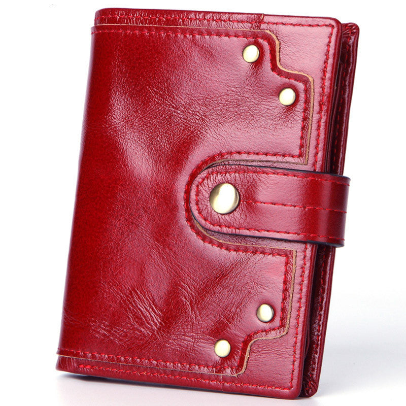 Men’s High-End Suede Leather Business Wallet – Premium First Layer Cowhide, Magnetic Closure