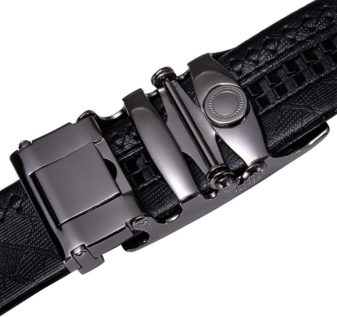 35mm Ratchet Belt with Full Grain Leather Strap
