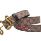 Men's snake buckle belt cowhide men's belt
