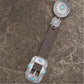 Women's Bohemian Western Carved Wide Belt - Retro PU Leather Fashion
