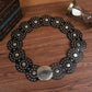 Women's Vintage Bohemian PU Leather Belt | Western Dot Pattern