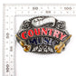 Men's Vintage Zinc Alloy Western Country Music Belt Buckle