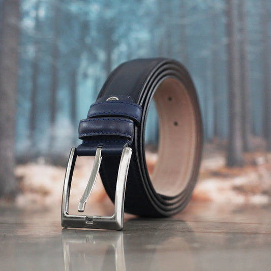 Personalized Leather Belt for Men – Custom Engraved Gift
