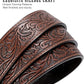 Western Cowboy Belt for Men – Retro Buckle Design