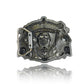 Grim Reaper Memento Mori Skull Western Belt Buckle Men's Vintage