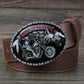 Unisex Metal Wolf Belt Buckle - Western Biker Style for Men & Women