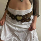 Women's Retro Western Faux Leather Heart Belt – Adjustable Waistband