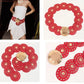 Women's Colorful Disc Western Belt - Vintage PU Leather Dopamine Style