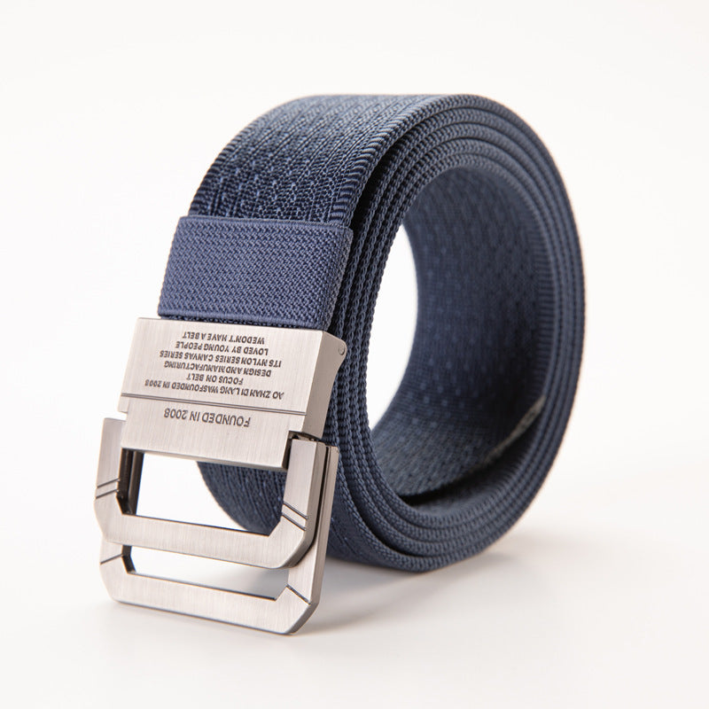 Men’s Tactical Nylon Belt – Double Ring Buckle