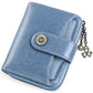 Oil Wax Genuine Leather Lady's Wallet European And American Style