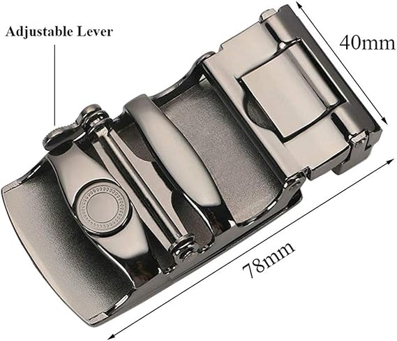 40mm Ratchet Belt Buckle - Gold & Silver Tone