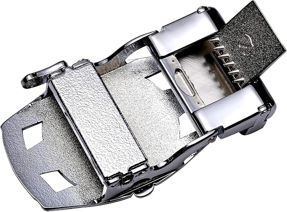40mm Ratchet Belt Buckle Replacement with Slide Click Lock