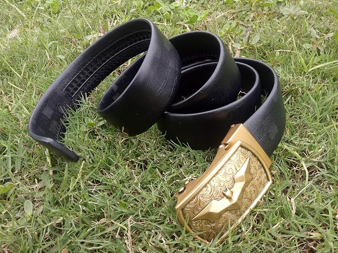 40mm Ratchet Belt with Trim-to-Fit Leather Strap