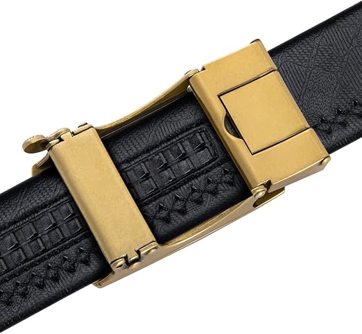 40mm Ratchet Belt with Trim-to-Fit Leather Strap