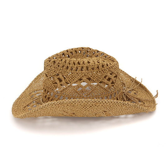 Hat travel sun sun visor western cowboy straw hat