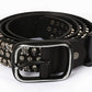 Punk Skull Rivet Cowhide Belt for Men