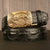 Men's Double Leather With Automatic Belt Buckle