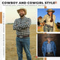 Western Leather Belt for Men – Removable Alloy Buckle