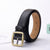 Elegant Cowhide Leather Casual Belt for Men & Women