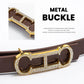Women's Designer Split Western Leather Belt - Fashion Alloy Buckle for Jeans & Dresses