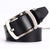 Fashion Men Genuine Leather Adjustable Pin Buckle Belt