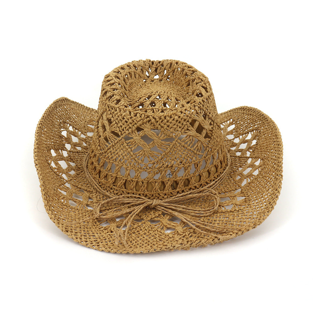 Hat travel sun sun visor western cowboy straw hat