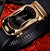 Men's leather belt
